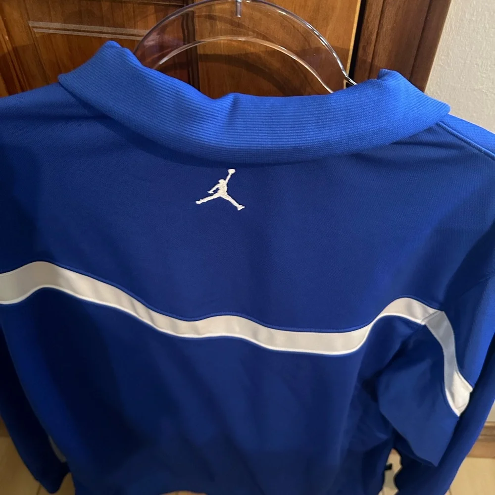 Jordan Royal Blue and White Zip-Up Jacket - Picture 9 of 9